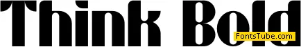 Think Font Family