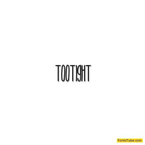 TooTight Font