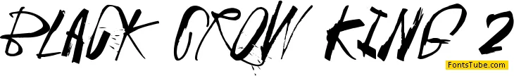 Black Crow King Font Family