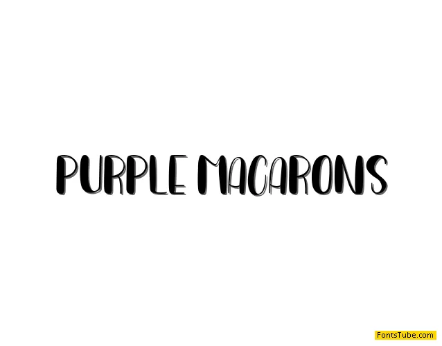 Purple Macarons