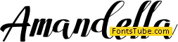 Amandella Script Font