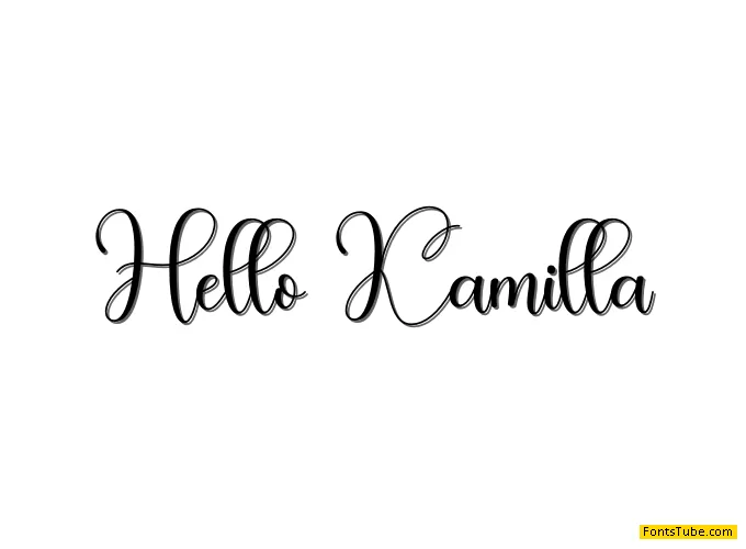Hello Kamilla