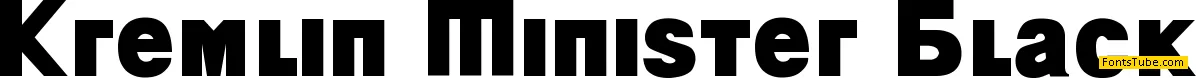 Kremlin Minister Font Family