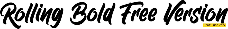 Rolling Bold Font
