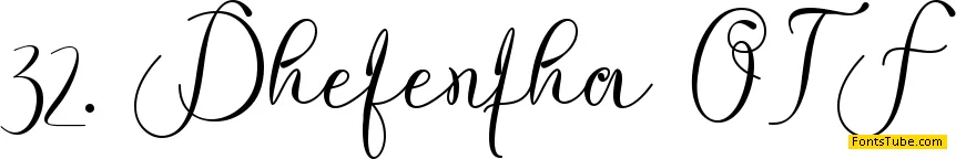 Dhefentha Font
