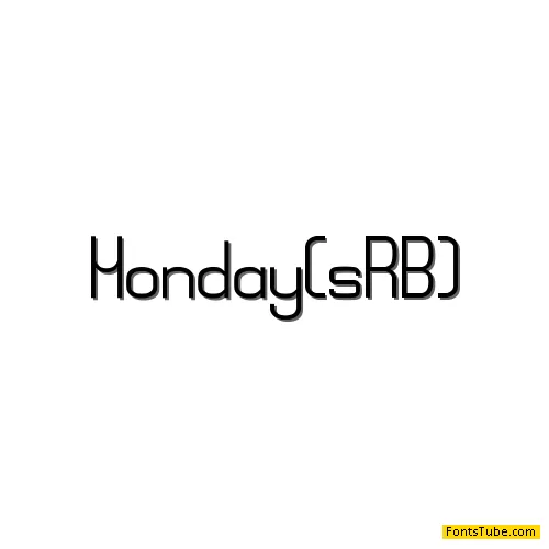Monday Font Family