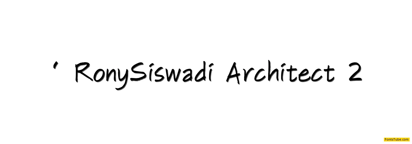 RonySiswadi Architect 2
