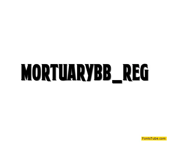 Mortuary Font Family