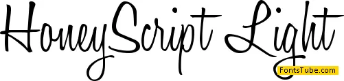 Honey Script Font Family