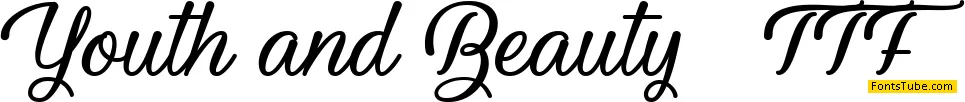 Youth and Beauty Font