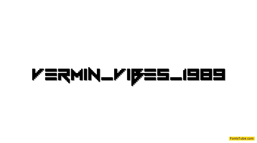 Vermin Vibes 1989 Font
