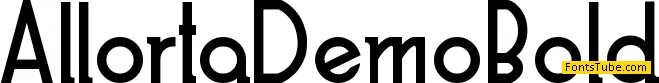 Allorta Demo Font Family