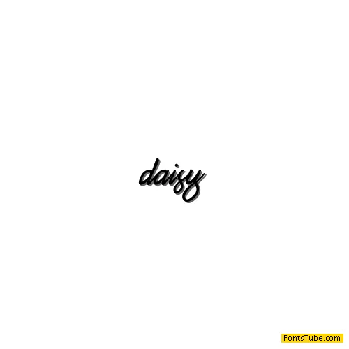 Daisy Script Font