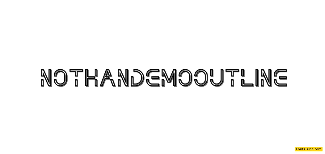 NOTHAN DEMO Font Family