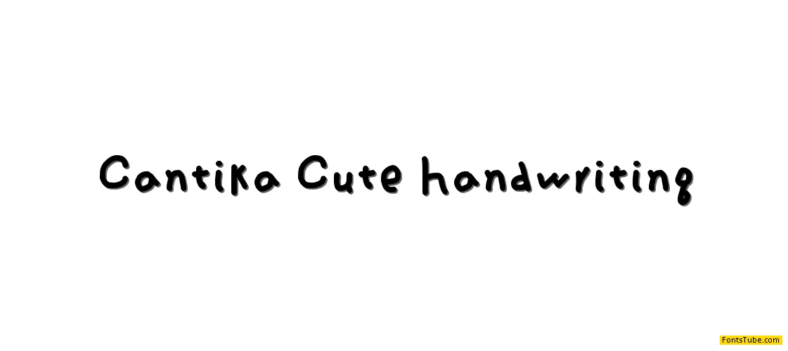 Cantika Cute Handwriting Font