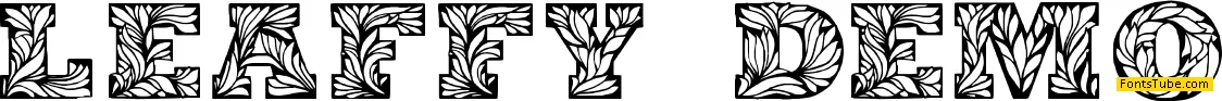 Leaffy Font