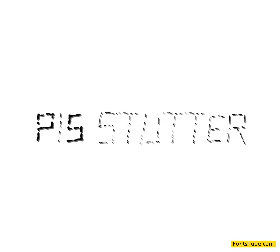 Stutter Font