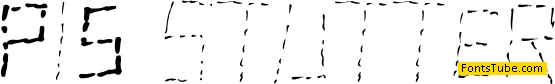 Stutter Font