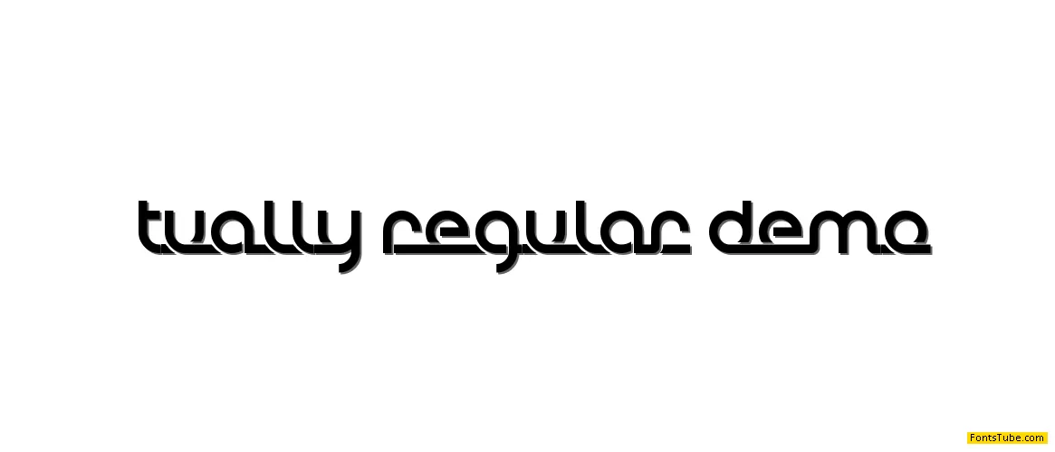 Tually Demo Font