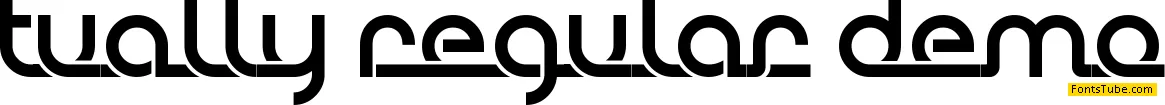 Tually Demo Font