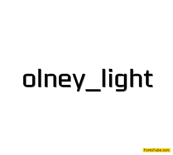 Olney Font