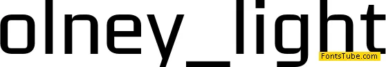 Olney Font