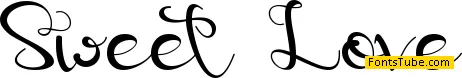 sweetlove - Personal Use Font