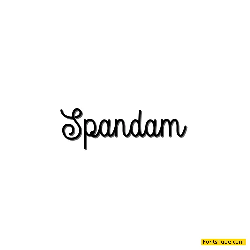 Spandam Font
