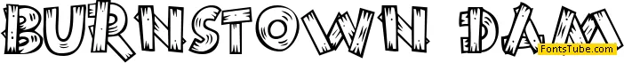 Burnstown Dam Font