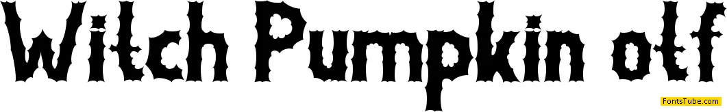 Witch Pumpkin Font
