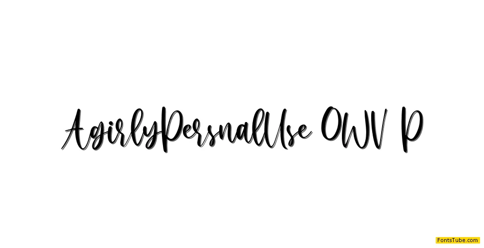 Agirly - Persnal Use
