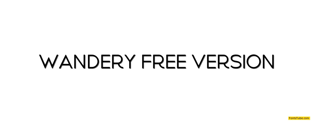 Wandery Free Font