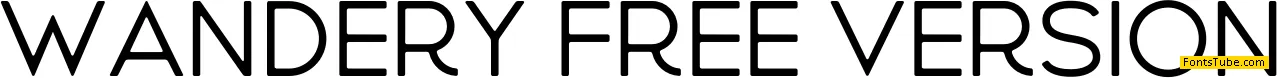 Wandery Free Font