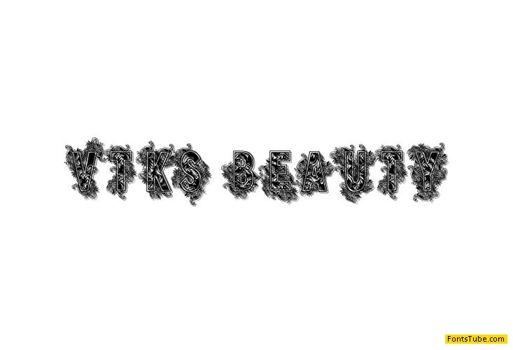 VTKS BEAUTY Font