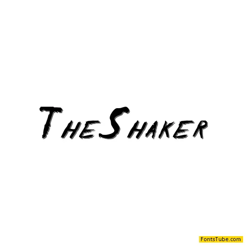 The Shaker Font