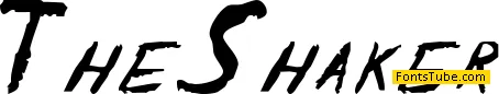 The Shaker Font