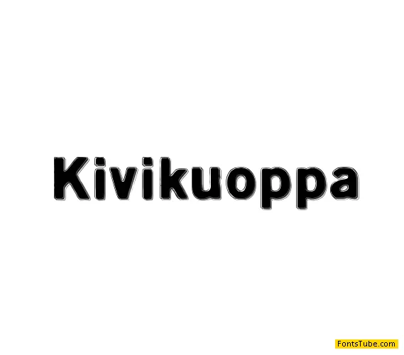 Kivikuoppa Font