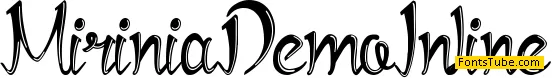 Mirinia Demo Font Family