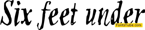 Six feet under Font