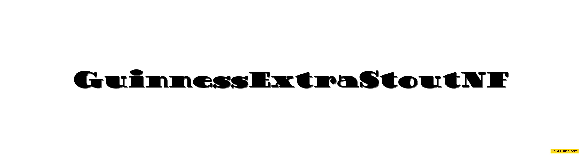 Guinness Extra Stout NF Font