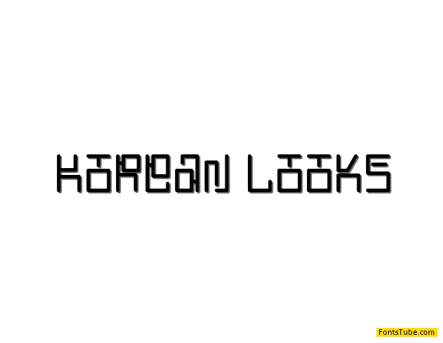 Korean Looks Font
