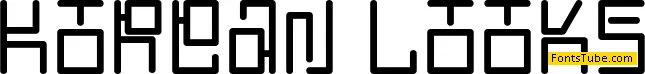 Korean Looks Font