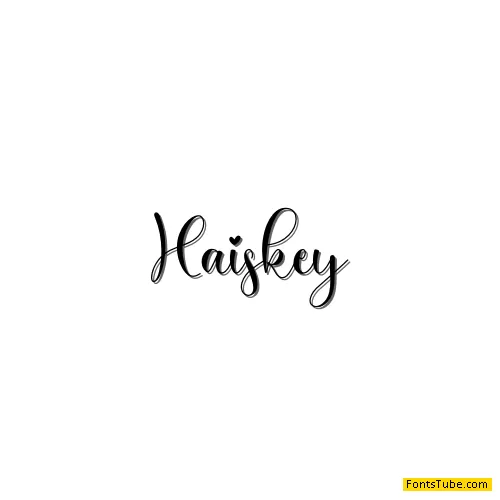 Haiskey Font