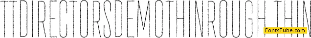 TT Directors DEMO Font Family