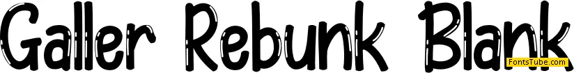 Galler Rebunk Font Family