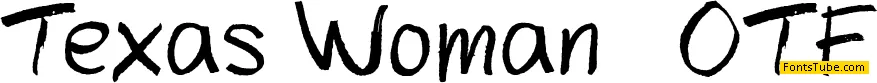 Texas Woman Font