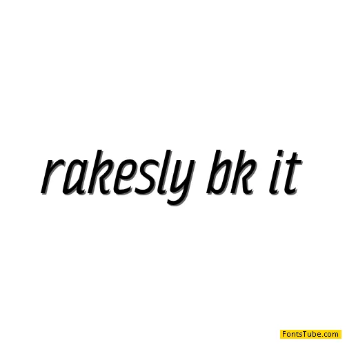Rakesly Font Family