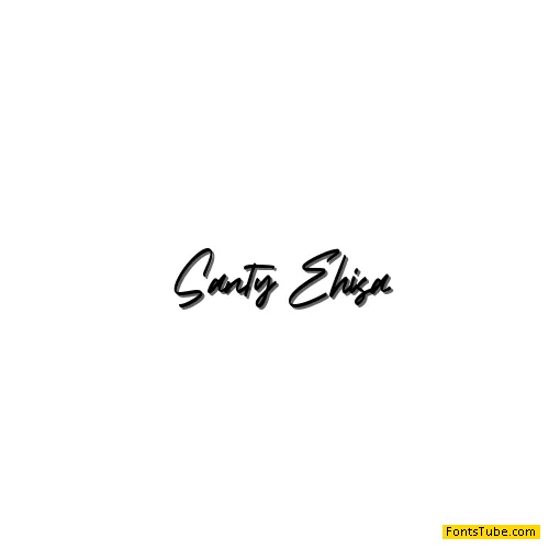 Santy Ehisa Font