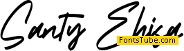 Santy Ehisa Font