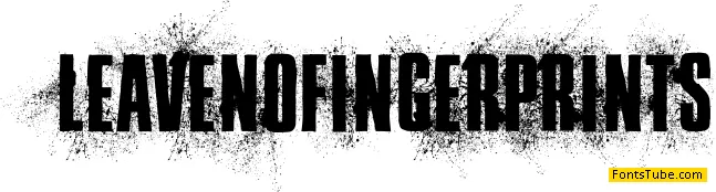 Leave No Fingerprints Font